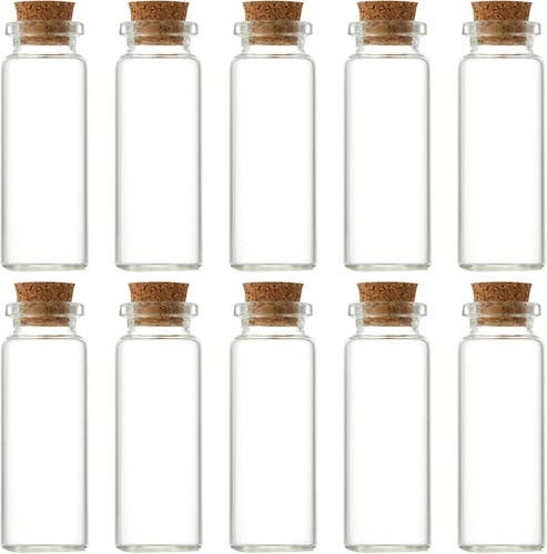 Mini glass bottles - 10,