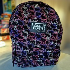 Vans x Hello Kitty Ltd Edition Backpack Black Pink Purple Cute Christmas Gift