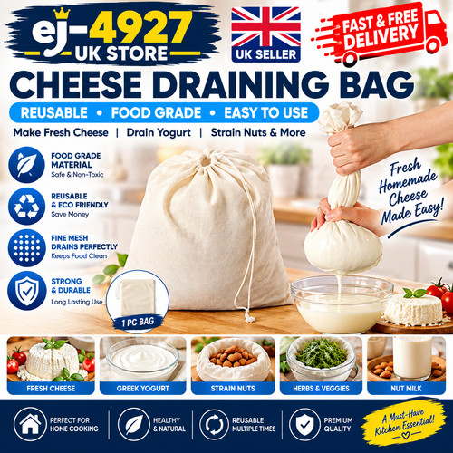 Reuseable muslin straining - muslin,