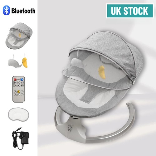 Bluetooth electric baby swing - baby,