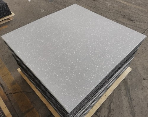 Rubber tiles gym flooring - gym,