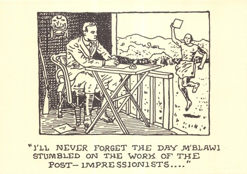 Glen baxter postcard - postcard, m'blawi