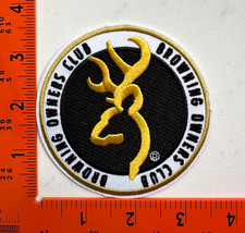 Browning Firearms Owners Club Embroidered Iron‑On/Sew‑On Patch