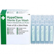 Hypaclens Sterile Saline Eye & Wound Wash Pods - Sodium Chloride 0.9%w/v Ph.Eu
