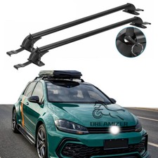 For VW Golf 7 MK7.5 VII GTI R GTD 43"Alu Top Roof Rack Cross Bar Luggage Carrier