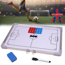 Magnetic Football Tactics Boards Coaching Tactic Training Board Double-Sided UK