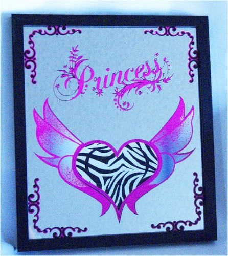 Princess mirror sign with - mirror,