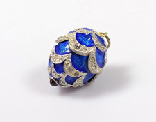Fabergé Blue Enamel Egg