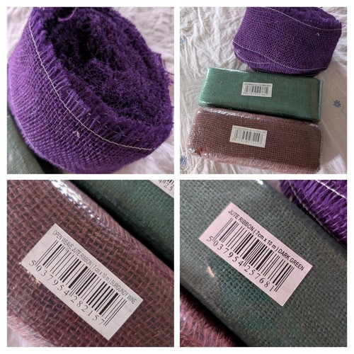 Open weave jute hessian - jute, ribbon