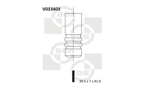 Fits bga v033403 engine valve - fits,