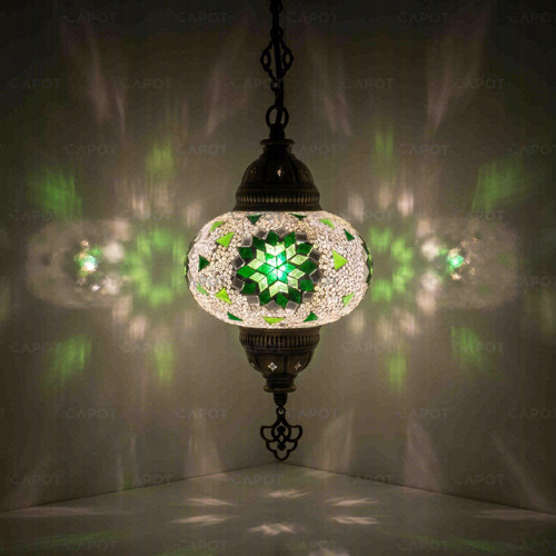 Green turkish mosaic ceiling - turkish,