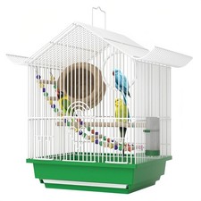 Metal Bird Cage Set Removable Tray Breeding Bird Cages  For Indoor Outdoor