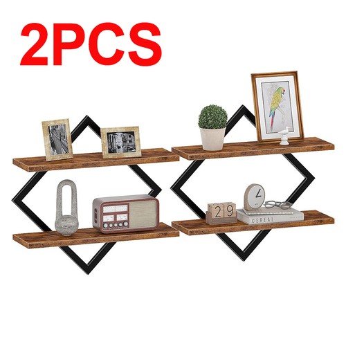 2pcs wood floating - floating, wall