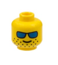 LEGO® Part 3626pb0176 - Minifigure Head