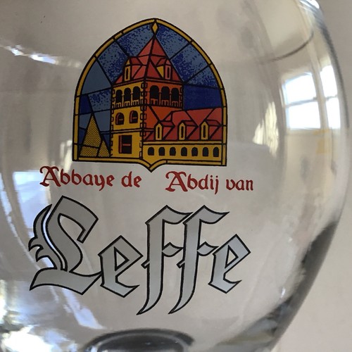 Leffe belgian beer glass - belgian,