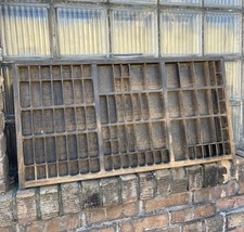 Antique Wood Printers Drawer