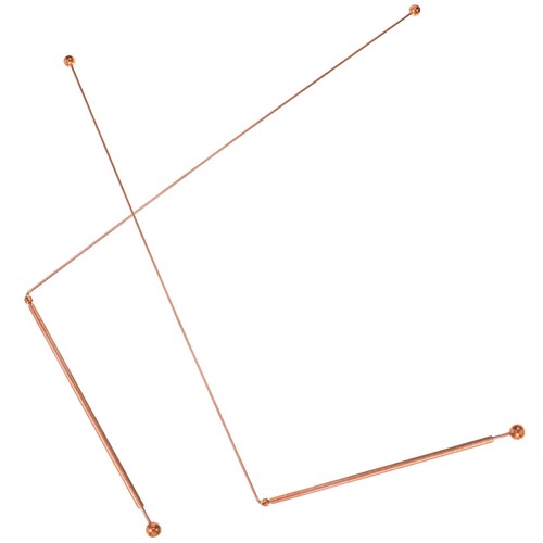2pcs copper dowsing rods - 2pcs,