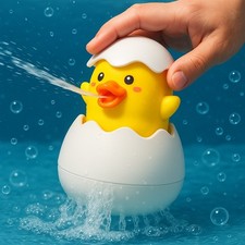 Baby Bath Toy Water Floating & Squishy Cute Duck Bathtime Bath Tub Fun Activity