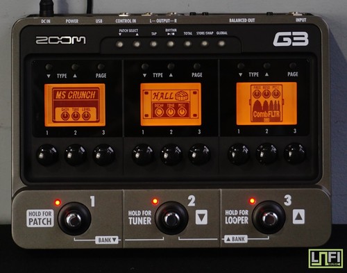 Zoom guitar effects - g3,