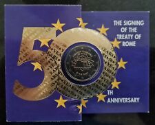 Ireland 2007 50th Anniversary Signing of  Treaty of Rome €2 Euro Coin In Folder
