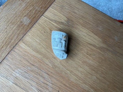 Antique clay pipe head - -, derry