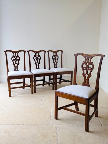 Set four antique georgian - set,