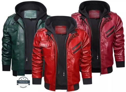 New men casual - casual, leather