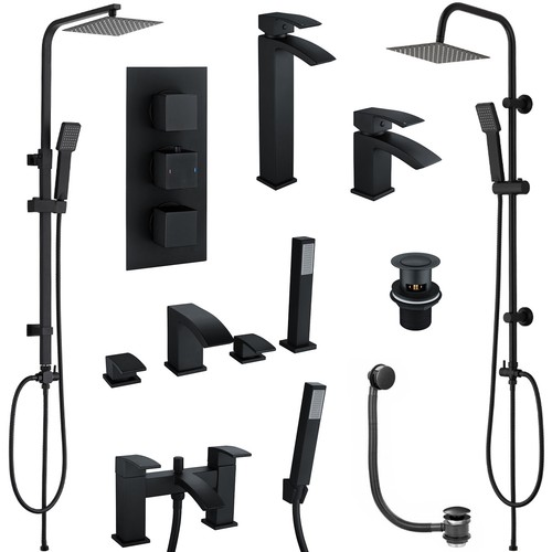 Matt black modern - matt,