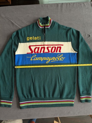 Vintage wool cycling jersey