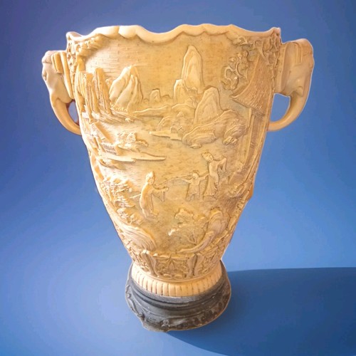 Vintage large carved - large,