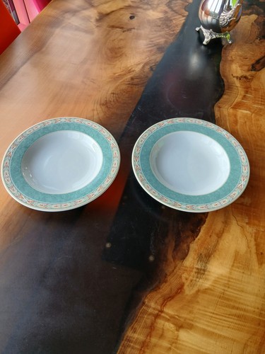 Pair wedgwood aztec rimmed - pair, of