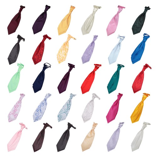 Mens cravat satin plain - cravat, solid