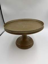 Vintage Pretty Brass Pedestal