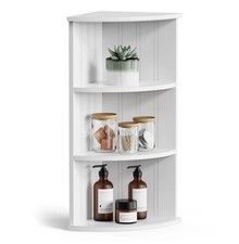 White corner shelves - corner, wall