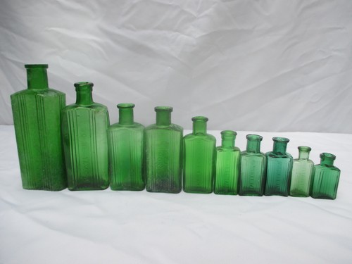 Superb set vintage green - superb, 10