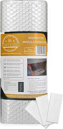 Radiator reflector foil - radiator,