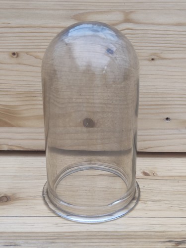 Vintage thick glass scientific - glass,