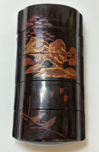 Antiques wooden lacquered - antiques,