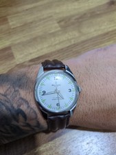 Henri Sandoz & Fils 17 Jewels Para Shock Rare Watch Needs Battery