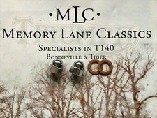 Triumph T120 T140 TR7 primary chaincase cover chrome dome 5/16 nuts 