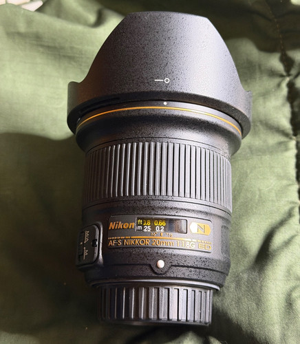 Nikon nikor 20mm 8 - af-s, g
