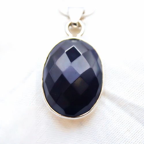 Whitby jet 925 silver small - whitby,