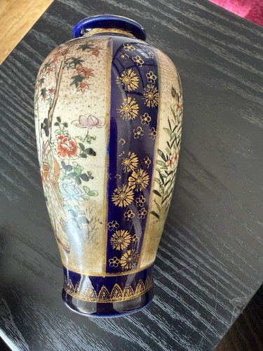 Antique japanese satsuma vase - japanese,