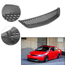 Fits 2001 2002 2003 Honda Civic JDM Sedan Hood Mesh Style Black Front Grille