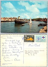Continental Pontoon Bridge Curacao Netherlands Antilles Postcard