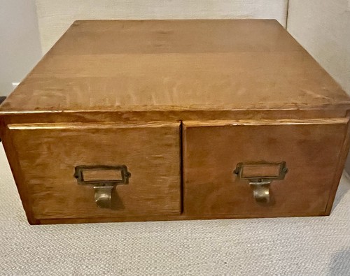 Drawer oak cabinet vintage - cabinet, ~