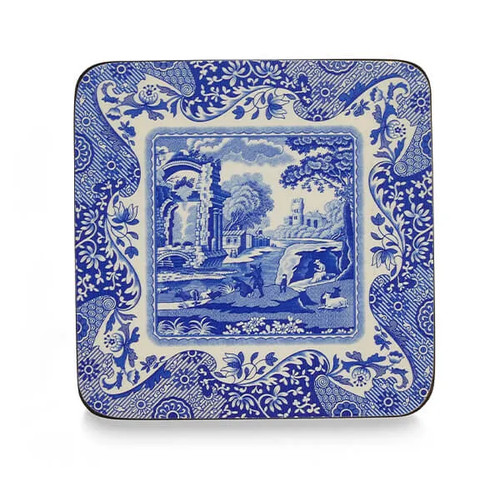 Spode blue italian set - spode,