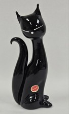 Vintage Murano Italy Black Cat