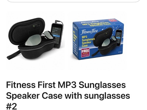 Fitness first mp3 sunglasses - fitness,
