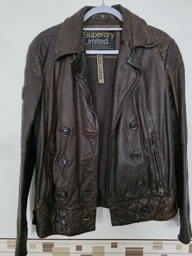 Superdry leather jacket - superdry,
